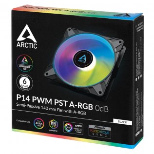 Вентилятор для корпуса Arctic P14 PWM PST A-RGB (ACFAN00239A)