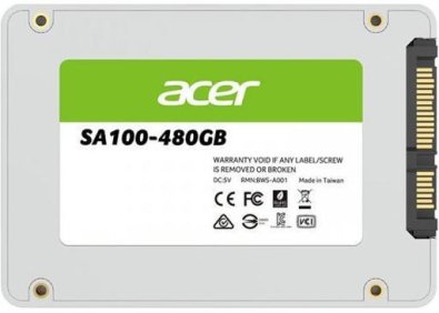 SSD-накопичувач Acer SA100 SATA III 480GB (BL.9BWWA.103)