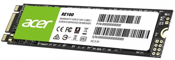 SSD-накопичувач Acer RE100 2280 SATA III 256GB (BL.9BWWA.113)