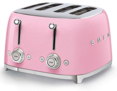 Тостер Smeg Retro Style Pink (TSF03PKEU)