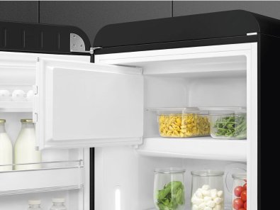 Холодильник однодверний Smeg Retro Style Black (FAB28LBL5)
