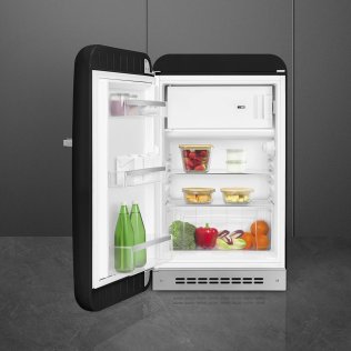 Холодильник однодверний Smeg Retro Style Black (FAB10LBL5)