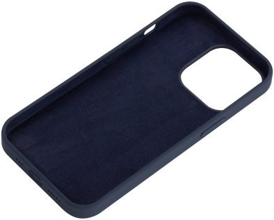 Чохол 2E for Apple iPhone 13 Pro - Basic Liquid Silicone Midnight Blue (2E-IPH-13PR-OCLS-MB)