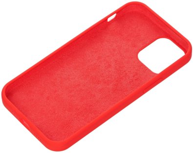 Чохол 2E for Apple iPhone 12 Mini - Liquid Silicone Red (2E-IPH-12-OCLS-RD)