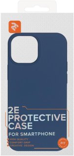 Чохол 2E for Apple iPhone 13 Mini - Basic Liquid Silicone Cobalt Blue (2E-IPH-13MN-OCLS-CB)
