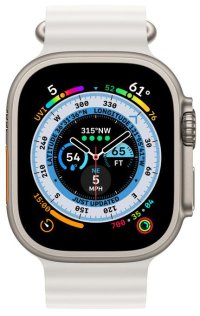 Смарт годинник Apple Watch Series Ultra 49mm Titanium Case with White Ocean Band