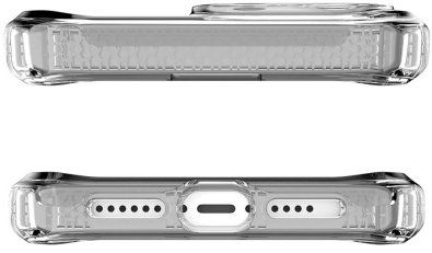 Чохол iTSkins for iPhone 14 Pro Max SUPREME R CLEAR with MagSafe Transparent White Print (AP4M-MGCLR-TRPR)