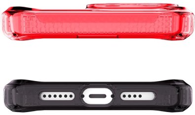 Чохол iTSkins for iPhone 14 Plus SUPREME R PRISM with MagSafe coral and black (AP4R-SUPMA-COBK)