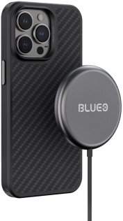 Чохол Blueo for iPhone 14/13 - Armor Aramid Fiber Anti-Drop Case MagSafe Black (BK5777/14)