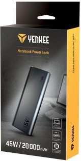  Батарея універсальна Yenkee YPB 2045 20000mAh 45W Black