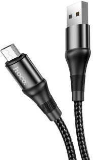 Кабель Hoco X50 Exquisito AM / Micro USB 1m Black (X50_micro_Black)