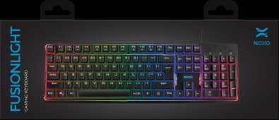  Клавіатура компактна NOXO Fusionlight EN/RU Black (4770070882047)