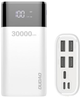 Батарея універсальна Dudao K8Max 30000mAh White (6973687240776)