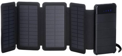 Батарея універсальна 2E Solar 8000mAh Black (2E-PB814-BLACK)