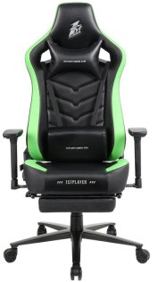 Крісло 1stPlayer DK1 Pro FR Black/Green (DK1 Pro FR Black&Green)