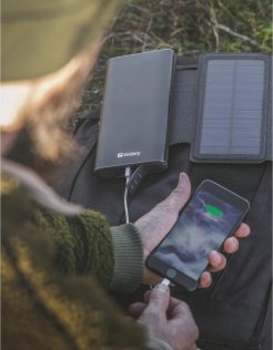 Батарея універсальна Sandberg Solar 4-Panel Powerbank 25000mAh 18W (420-56)