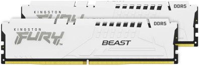 Оперативна пам’ять Kingston FURY (ex. HyperX) Beast White DDR5 2x16GB (KF552C40BWK2-32)