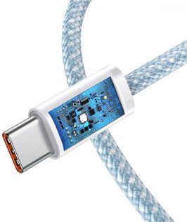 Кабель Baseus Dynamic Series Fast Charging Data Cable 100W Type-C / Type-C 1m Blue (CALD000203)