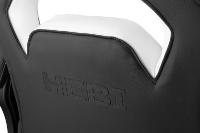 Крісло 2E Hebi Black/White (2E-GC-HEB-BKWT)