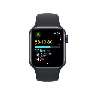 Смарт годинник Apple Watch SE 2gn GPS 40mm Midnight Aluminium Case with Midnight Sport Band - S/M (MR9X3)