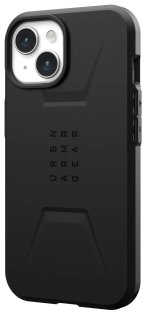 Чохол UAG for Apple iPhone 15 - Civilian Magsafe Black (114287114040)