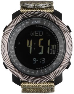 Тактичний годинник 2E Trek Pro з компасом та крокоміром Black/Green