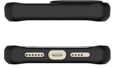 Чохол iTSkins for iPhone 15 Pro HYBRID R Stand with MagSafe Black and transparent (AP5X-HMSTD-BKTR)