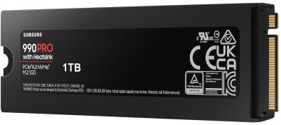 SSD-накопичувач Samsung 990 Pro w/Heatsink 2280 PCIe 4.0 x4 NVMe 1TB Character Box (MZ-V9P1T0GW)