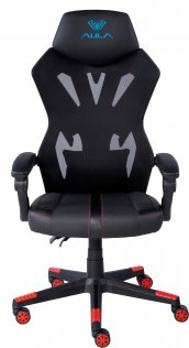 Крісло Aula F010 Black/Red (6948391286228)