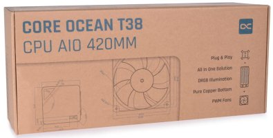 Система рідинного охолодження Alphacool Core Ocean T38 AIO 420mm (13054)