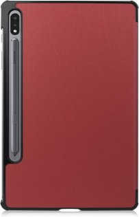 Чохол для планшета BeCover for Samsung Tab S9 X710/X716/S9 FE X510/X516B - Smart Case Red Wine (709893)