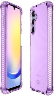 Чохол iTSkins for Samsung A25 - HYBRID R CLEAR Light Purple (SG5B-SPECM-LIPP)
