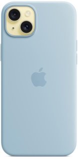 Чохол Apple for iPhone 15 Plus - Silicone Case with MagSafe Light Blue (MWNH3)