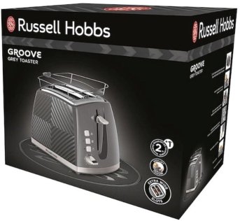 Тостер Russell Hobbs Groove Grey (26392-56)