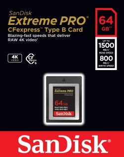 FLASH пам'ять SanDisk eXtreme Pro CFExpress 256GB (SDCFE-256G-GN4NN)