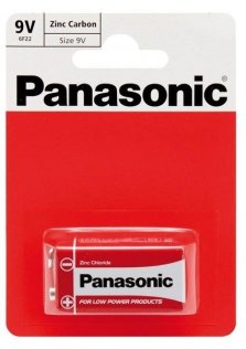 Panasonic RED ZINK 6F22 ZINK-CARBON (BLI/1)