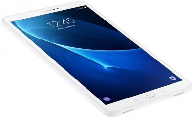 Планшет Samsung Galaxy Tab A T585 (SM-T585NZWASEK) вигляд зверху