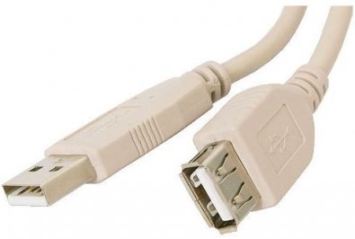 Кабель USB ATcom AM / AF 5 м білий