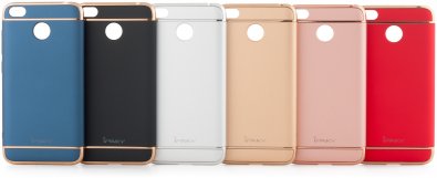 Чохол iPaky для Xiaomi redmi 4Х - Joint Series рожевий