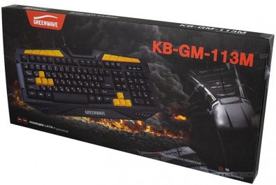 Клавіатура GREENWAVE KB-GM-113M Black (R0014216)