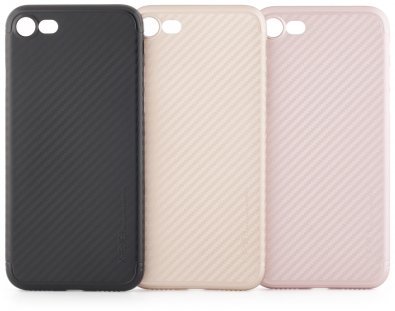 Чохол X-LEVEL for iPhone 7 - Carbonfiber 2 Series Rose Gold
