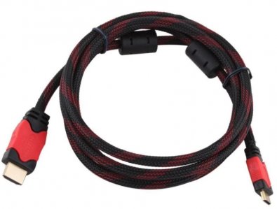 Кабель Ritar HDMI to HDMI 1.5m Black/Red (00951)