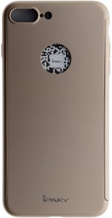 Чохол iPaky for iPhone 7 Plus - 360 Full Body Gold