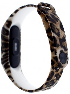 Ремінець для фітнес браслету Mijobs Xiaomi Mi Band 2 леопард