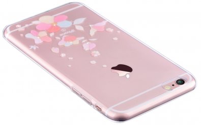 Чохол Devia for iPhone 6 Plus/6S Plus - Crystal Soft Case Belis Pink
