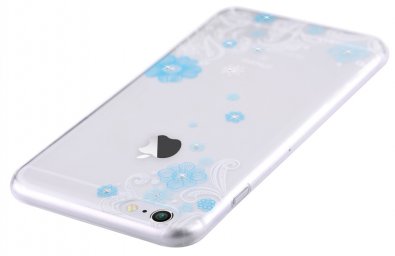 Чохол Devia for iPhone 6/6s Plus - Crystal Soft Case Lily Blue 
