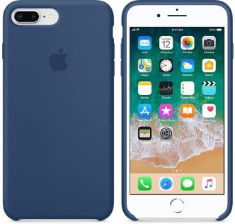 for iPhone 8Plus/7Plus - Silicone Case Blue Cobalt