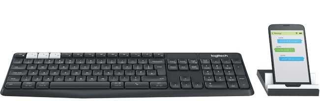 Клавіатура Logitech K375s Multi-Device plus stend (920-008184)