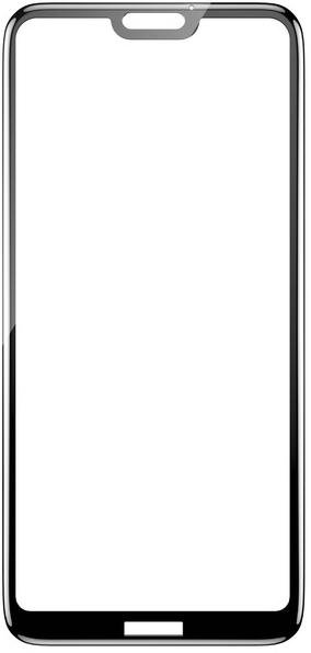 for Huawei P20 Lite - Glass Screen 5D FG Black