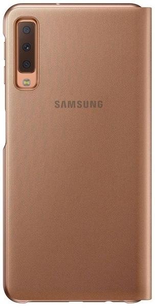 Чохол Samsung for A7 2018 - Wallet Cover Gold (EF-WA750PFEGRU)